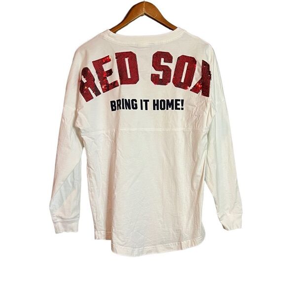 Victoria’s Secret pink Boston red sock sequin shirt - Picture 4 of 10